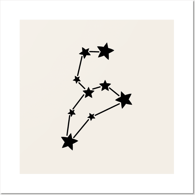 Leo Constellation Wall Art by Nessanya